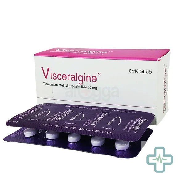 Visceralgine 50 mg Tablet — Tiemonium Methylsulphate