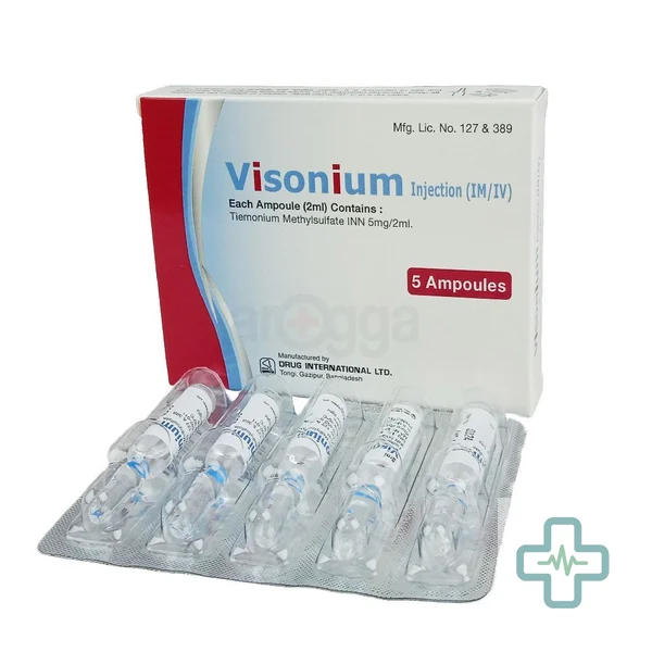 Visonium 5 mg/2 ml Injection — Tiemonium Methylsulphate