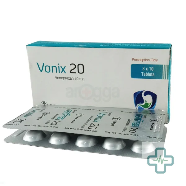 Vonix 20 20 mg Tablet — Vonoprazan