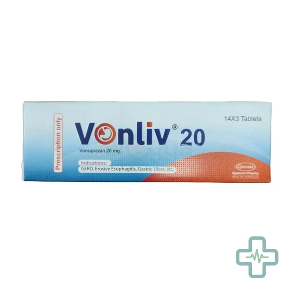 Vonliv 20 20 mg Tablet — Vonoprazan