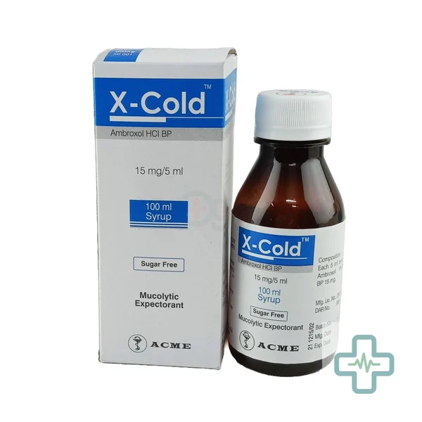 X-Cold 15 mg/5 ml Syrup — Ambroxol