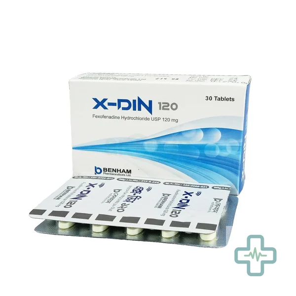 X-Din 120 120 mg Tablet — Fexofenadine Hydrochloride