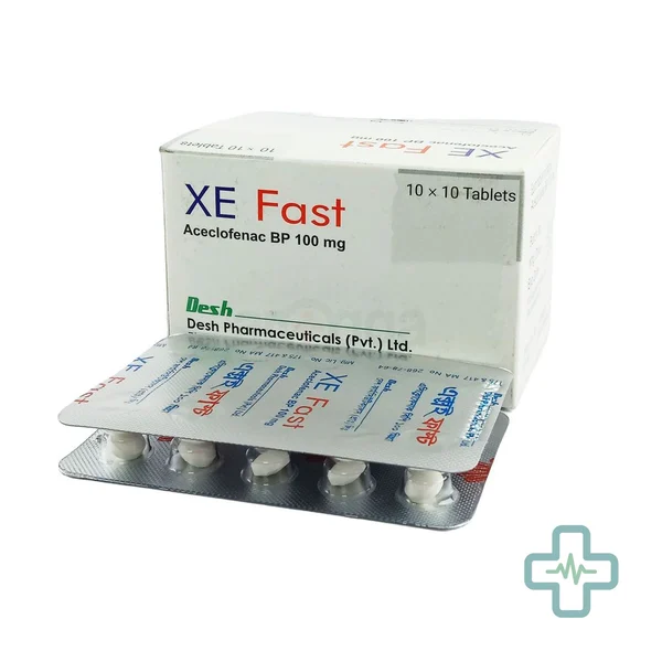 Xe Fast 100 mg Tablet — Aceclofenac