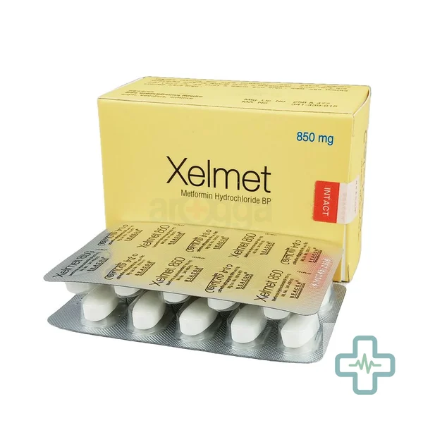 Xelmet 850 850 mg Tablet — Metformin Hydrochloride