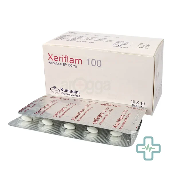 Xeriflam 100 mg Tablet — Aceclofenac