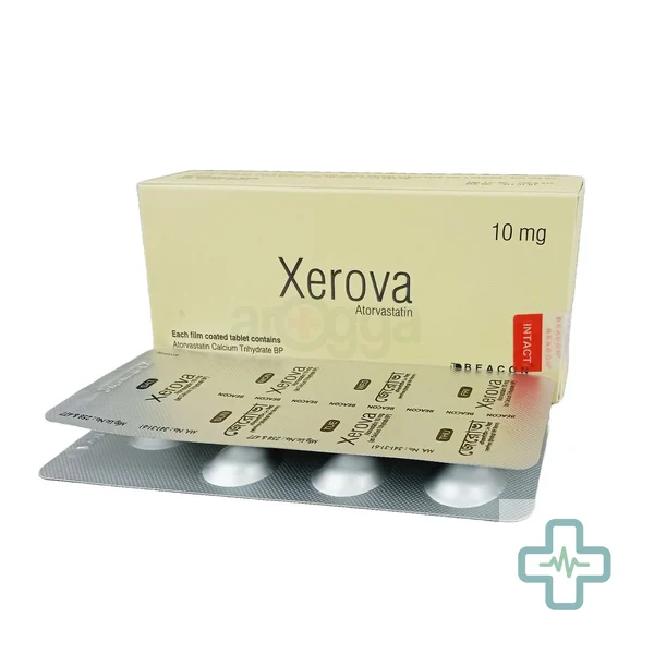 Xerova 10 mg Tablet — Atorvastatin