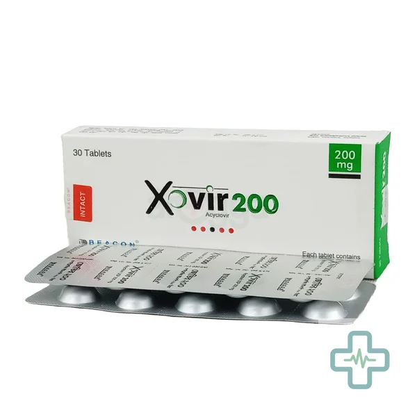 XOVIR 200 200 mg Tablet — Acyclovir (Aciclovir)