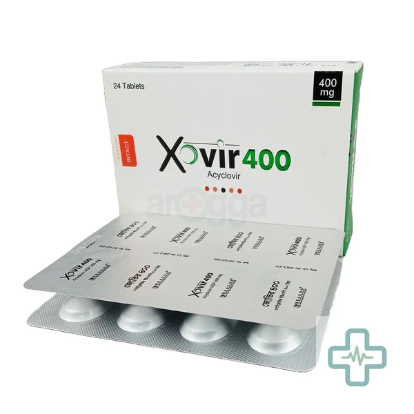XOVIR 400 400 mg Tablet — Acyclovir (Aciclovir)