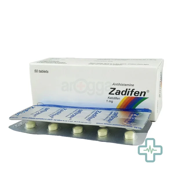 Zadifen 1 mg Tablet — Ketotifen