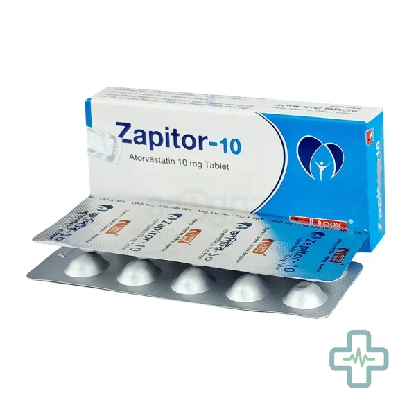 Zapitor 10 mg Tablet — Atorvastatin