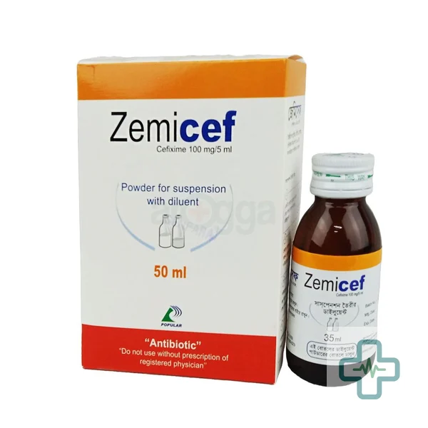 Zemicef 100 mg/5 ml Powder For Suspension — Cefixime