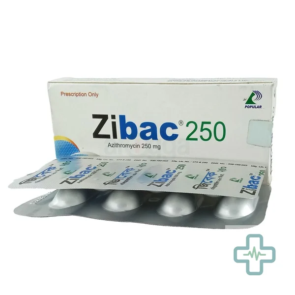 Zibac 250 mg Tablet — Azithromycin