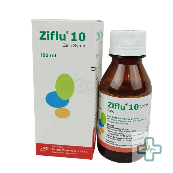 Ziflu 10 mg/5 ml Syrup — Zinc