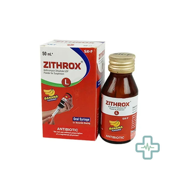 Zithrox 200 mg/5 ml Powder For Suspension — Azithromycin