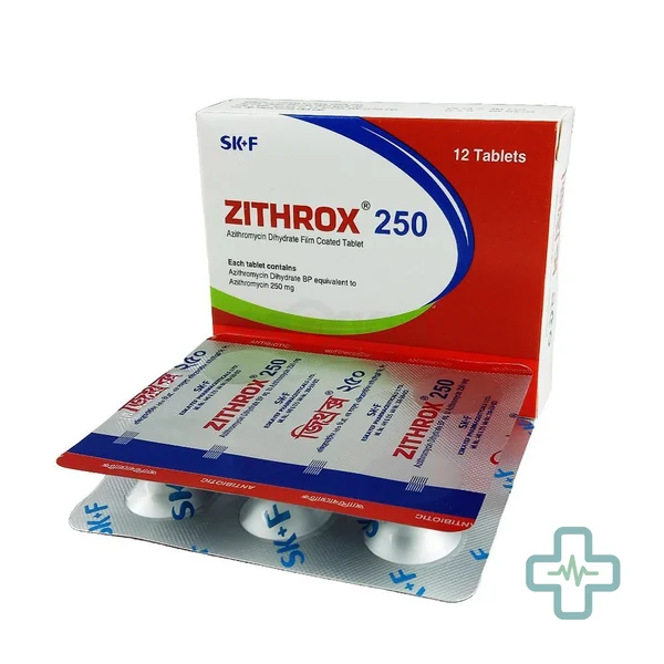 Zithrox 250 250 mg Tablet — Azithromycin