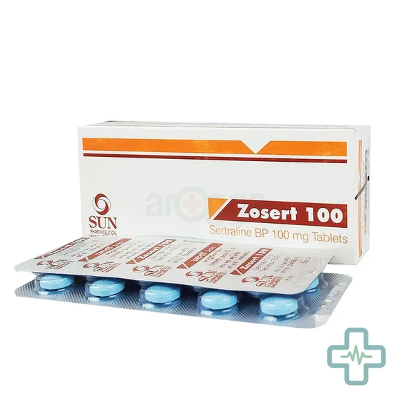 Zosert 100 100 mg Tablet — Sertraline