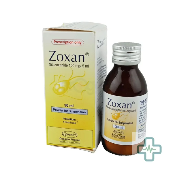 Zoxan 100 mg/5 ml Powder For Suspension — Nitazoxanide