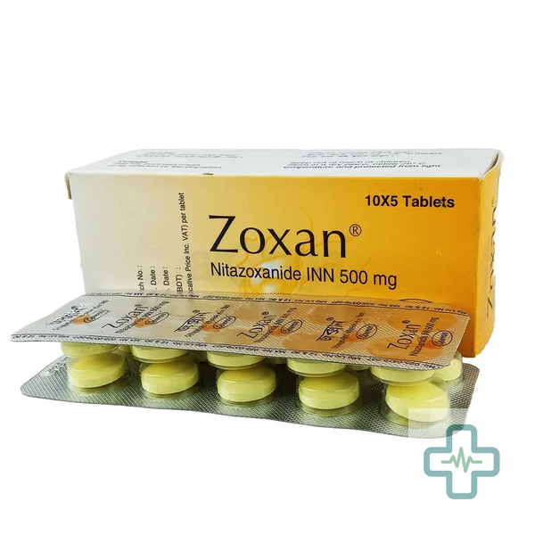 Zoxan 500 mg Tablet — Nitazoxanide