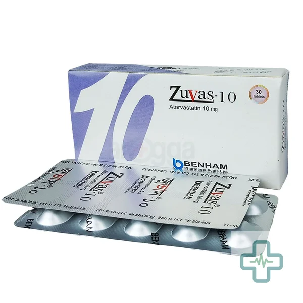 Zuvas 10 10 mg Tablet — Atorvastatin