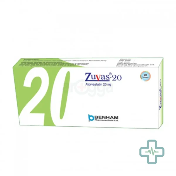 Zuvas 20 20 mg Tablet — Atorvastatin
