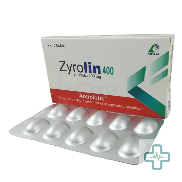Zyrolin 400 400 mg Tablet — Linezolid